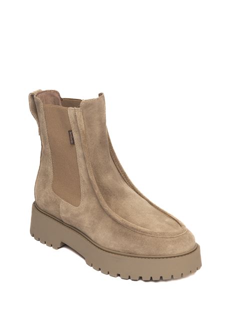 Taupe suede chelsea boot NERO GIARDINI | 411391AROLDVELO-501